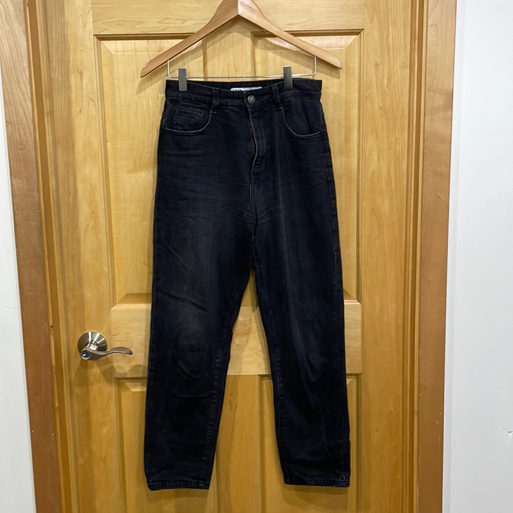 Zara high waist black jeans size 4 denim collection